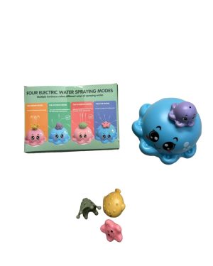 Fontanna pływająca ośmiorniczka zabawka do kąpieli basenu wanienki wody 6786226