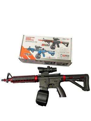 PISTOLET GLOCK AUTOMAT NA KULKI ŻELOWE Z TŁUMIKIEM 6786319