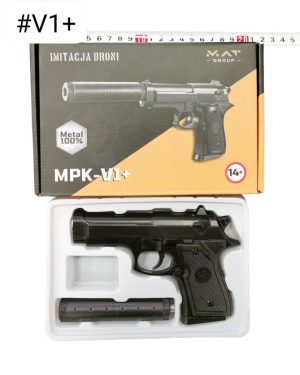 ZABAWKA Pistolet metalowy na plastikowe kulki 6786465
