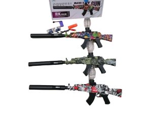 ZABAWKA PISTOLET NA BATERIA KULKI ZELOWE 6786531