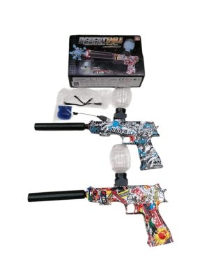 ZABAWKA PISTOLET NA BATERIA KULKI ZELOWE 6786533