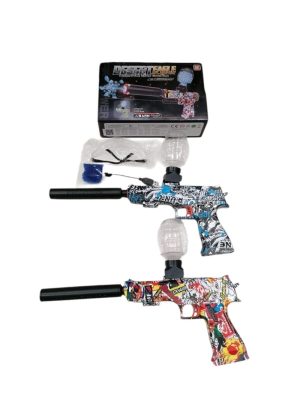 ZABAWKA PISTOLET NA BATERIA KULKI ZELOWE 6786533