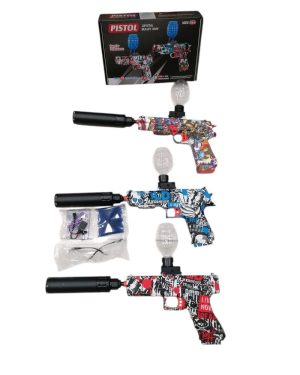 ZABAWKA PISTOLET NA BATERIA KULKI ZELOWE 6786536