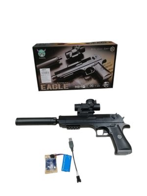 ZABAWKA PISTOLET NA BATERIA KULKI ZELOWE 6786537