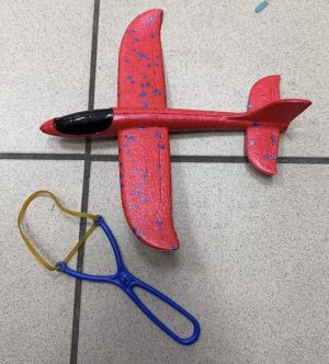 Samolot styropianowy wystrzeliwany 2w1 wyrzutnia 6786544