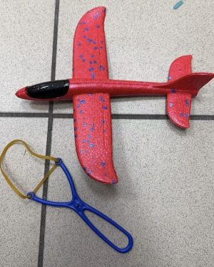 Samolot styropianowy wystrzeliwany 2w1 wyrzutnia 6786544