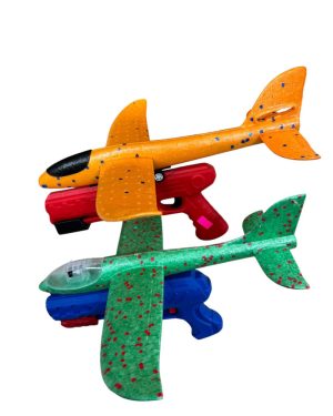 Samolot styropianowy wystrzeliwany 2w1 wyrzutnia 6786546