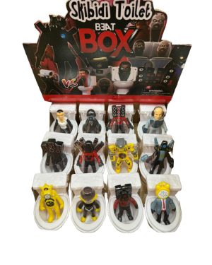 FIGURKI SKIBIDI TOILET + TOALETA WC TITAN TV MAN 6787249