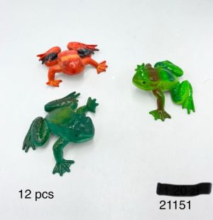GUMOWA REALISTYCZNA ŻABA ROZCIĄGLIWA FROG LOL ZING 6787388