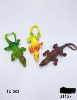 Gumowy Realistyczny Krokodyl rozciągliwy prank 6787389