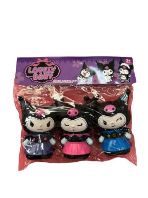 ZESTAW 3 SZT GUMOWE KUROMI 6787500