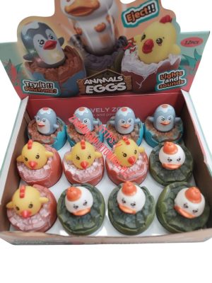 SQUISHY GNIOTEK JAJEK ŚWIECĄCE Z DŹWIĘKIEM 6787868