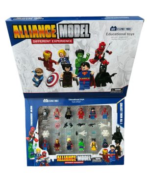 ZESTAW ZABAWKA FIGURKI AVENGERS Hulk_ Spider_ Superman 12 figurek 6789683