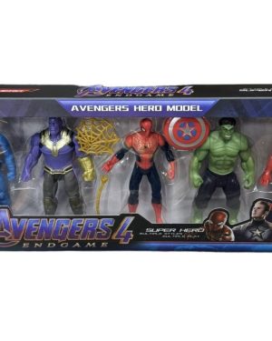 AVENGERS ZESTAW 5 FIGURKI HULK SPIDERMAN AMERYKA 6789692