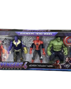 AVENGERS ZESTAW 5 FIGURKI HULK SPIDERMAN AMERYKA 6789693