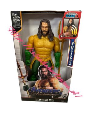 DUŻA FIGURKA AQUAMAN 30 cm z Dźwiękiem Avengers 6789701