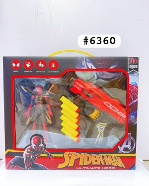 Zabawka pistoleta spiderman 6789741