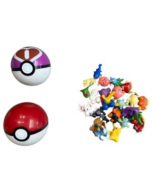 ZESTAW KULA 1 POKEBALL + 24SZT FIGURKI 6789822