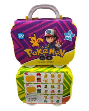 POKEMON GO ZESTAW DLA DZIECI W PUDEŁKU 6 figurek_ 1 pokeball_ 18 kart 6789840