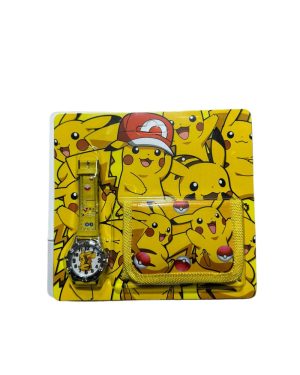 PORTFEL + ZEGAREK dla małego fana POKEMON 6789844