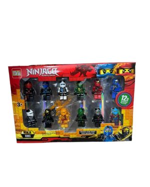 NINJAGO FIGURKI 12 SZTUK AKCESORIA ZESTAW 6789951