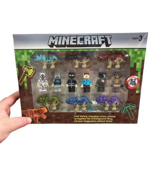 MINECRAFT 12 FIGUREK Z GRY 6789972