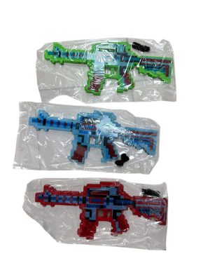 MINECRAFT KARABIN Z GRY DIAMENTOWY PISTOLET ŚWIECI LED DZWIĘK 6790023