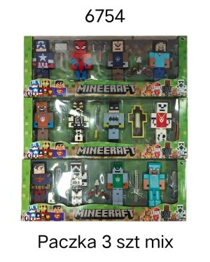 Figurki Minecraft 4 szt 6790029