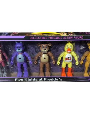 ZESTAW 5 SZT FIGURKI FIGUREK FNAF FIVE DAY'S AT FREDDY'S 6790136