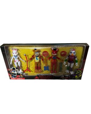 ZESTAW 4 SZT FIGURKI FIGUREK FNAF FIVE DAY'S AT FREDDY'S 6790139