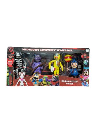 ZESTAW 4 SZT FIGURKI FIGUREK FNAF FIVE DAY'S AT FREDDY'S 6790141