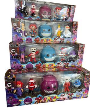 ZESTAW 4SZT FIGURKI + KULA THE AMAZING DIGITAL CIRCUS 6790150