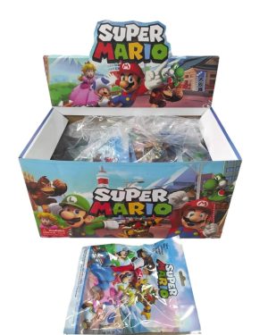 ZABAWKA SUPER MARIO SASZETKI FIGURKI KARTY 6790177