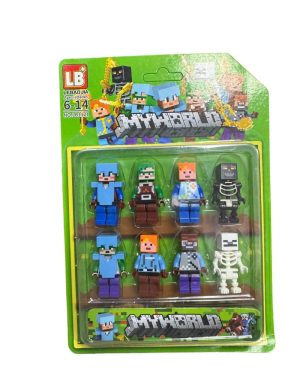 ZESTAW Figurki Minecraft 6790396