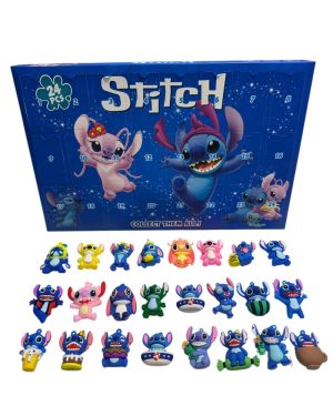 ZESWTAW KALENDARS FIGURKI STITCH 24PCS 6790417