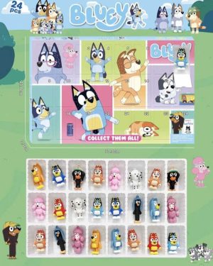 ZESTAW kalendarz bluey FIGURKI 6790436