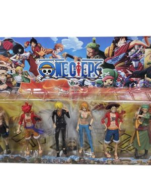 ZABAWKA FIGURKI Set de 6 figuras de one piece miden 16 cm 6790462