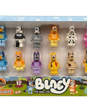 ZESTAW FIGUREK BLUEY I BINGO RODZINA BLUEY 12 SZT 6790464