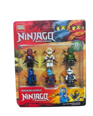 Zestaw figurek z świata Ninjago figurki klockowe 6790475