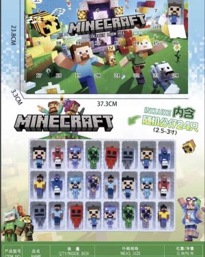 ZESTAW ZABAWKA FIGURKI MINECRAFT 6790481