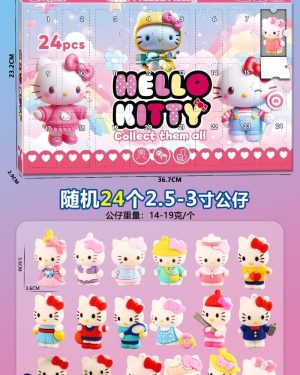 HRLLO KITTY Kalendarz Adwentowy figurki  24PCS 6790490