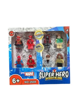 FIGURKI Z KLOCKÓW 8PCS  SUPER HERO 6790540
