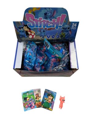 SONNY ANGE LILO I STICH SASZETKA NIESPODZIANKA FIGURKA 3 KARTY KOLEKCJONERSKIE STITCH 6790576