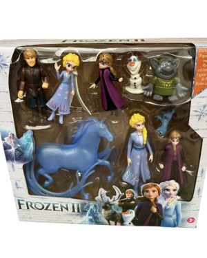 LALKI FROZEN ZESTAW 9 FIGUREK KRAINA LODU ELSA OLAF KRAINA LODU SVEN LALKI 6790790