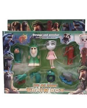 FIGURKI BRAINROT ZESTAW FIGUREK BRAINROT 8 SZTUK WYSOKA JAKOŚĆ 6-8 CM 6790812