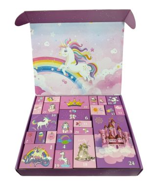 KALENDARZ ADWENTOWY ZESTAW PREZENT DLA DZIEWCZYNKI 24 SZT NA ŚWIĘTA 6790847