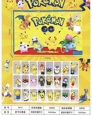KALENDARZ ADWENTOWY Z FIGURKAMI PIKACHU POKEMON 24 FIGURKI 6790909