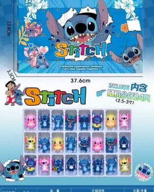 KALENDARZ ADWENTOWY DLA DZIECI STITCH STICZ FIGURKI PIĘKNY PREZENT 24SZT 6790911