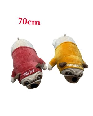 MASKOTKA PLUSZAK PODUSZKA DŁUGI MOPSIK KLOPSIK 70cm MIĘKKA DEKORACYJNA MIŚ 6791010