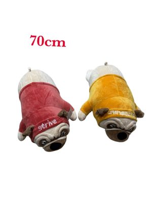 MASKOTKA PLUSZAK PODUSZKA DŁUGI MOPSIK KLOPSIK 70cm MIĘKKA DEKORACYJNA MIŚ 6791010